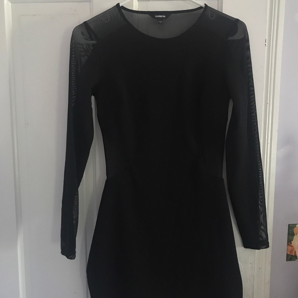 Express Black Mini Dress